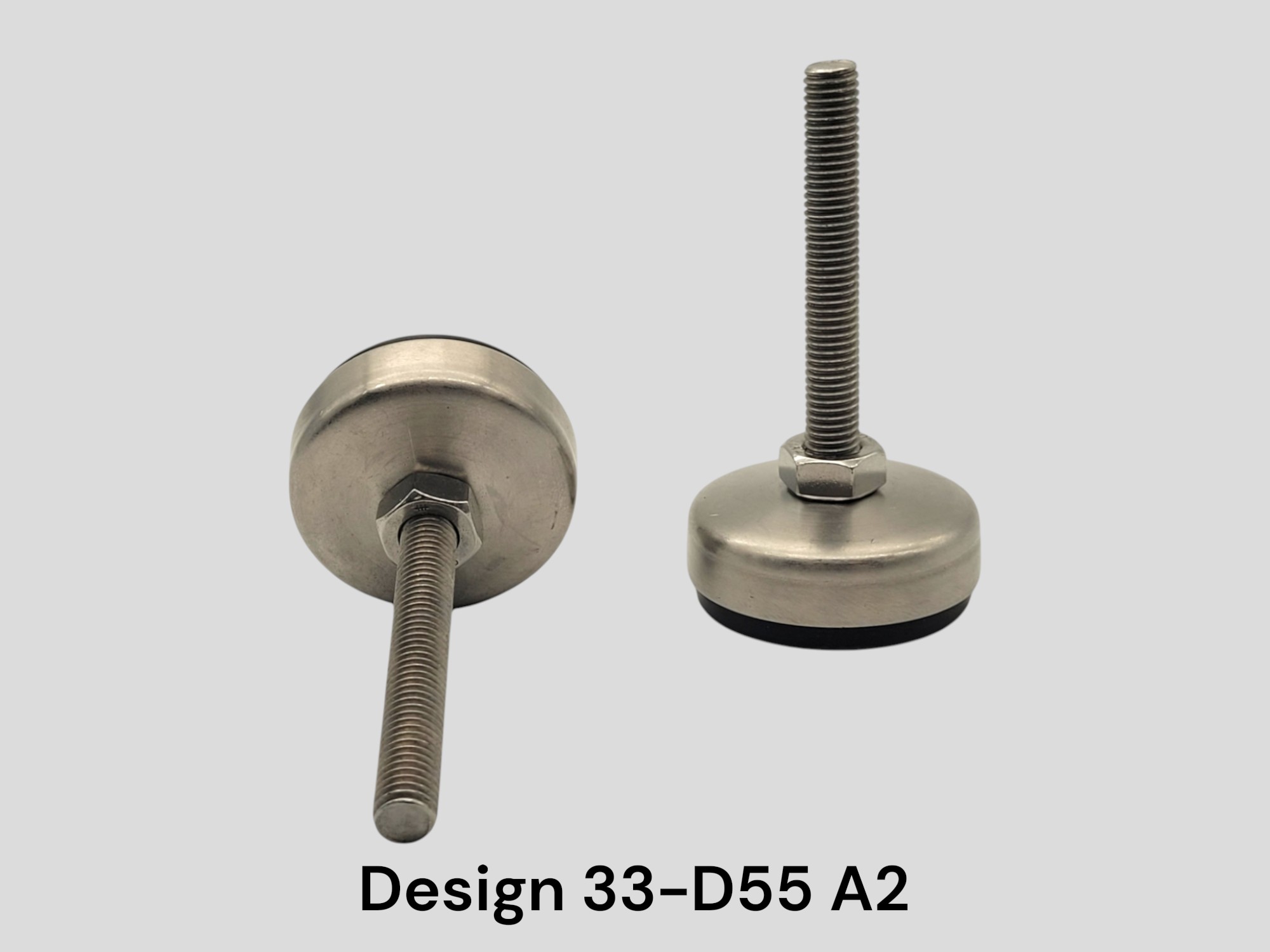 Machine Foot Design Example Machine feet with rubberbase A2, 33D55M - Machine feet A2 - Machine and ...