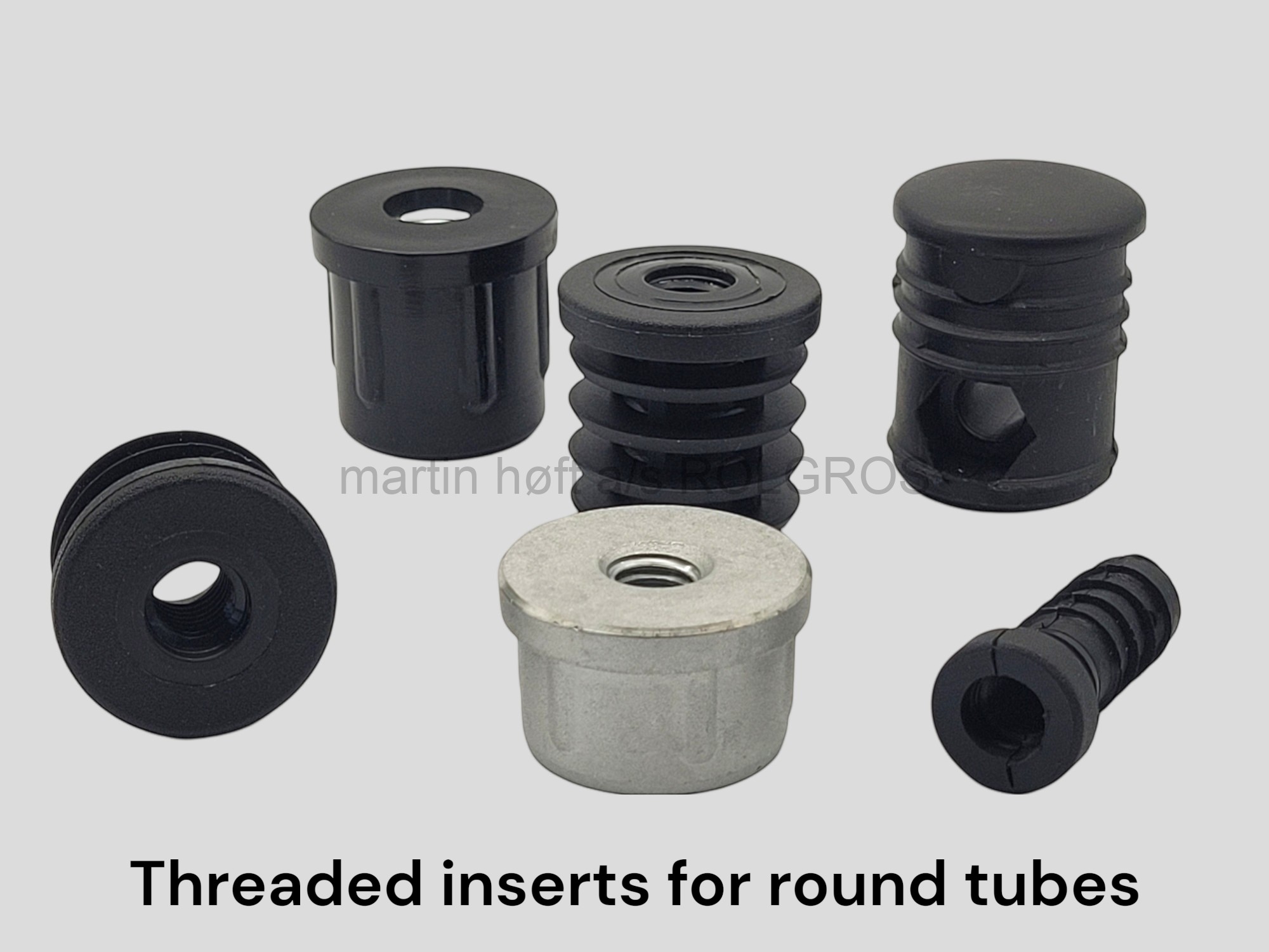 Threaded inserts for round tubes - Threaded inserts : Martin Høft