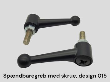 Spændbaregreb med skrue, dessin 015