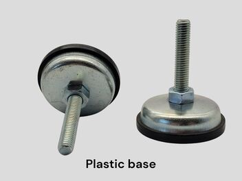 Machine and levelling feet with PAbase