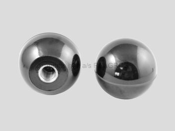 Ball knobs brass bush metric thread