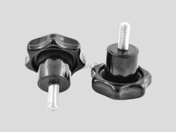 Star knobs with screw, part no. BA-S