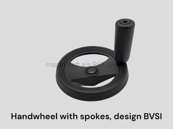 Handwheel with spokes, part no. BVSI