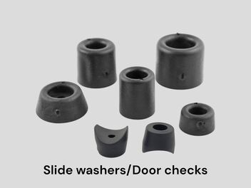 Slide washers/Door checks