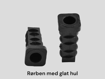 Rørben med glat hul