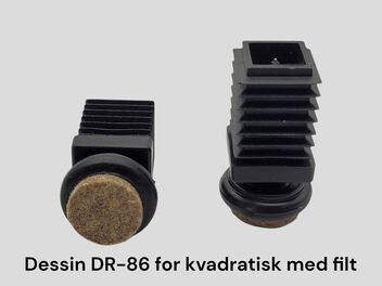 Dessin DR-86 (kvadratisk med filt)