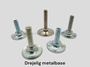 Drejelig metalbase 
