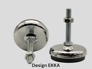 Machine feet with rubberbase, EKKAD