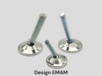 Adjustable feet (metalbase), Part-no: EMAM