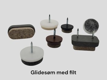 Glidesøm med filt