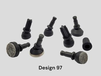 Kugleskruer (i plast, metal og med filt) og hylse