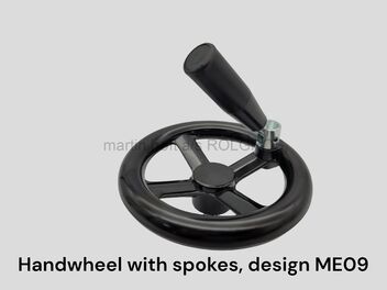 Handwheel with spokes, part no. ME09