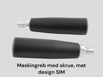 Maskingreb med skrue, mat, dessin SIM
