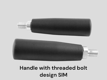 Handle with threaded bolt, part no. SIM