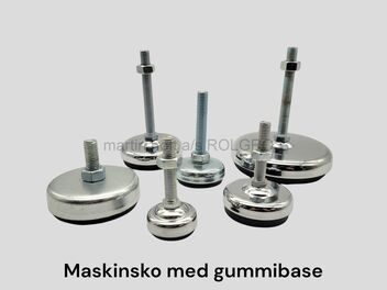 Maskinsko med gummibase