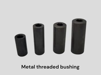 Metal threaded bushing