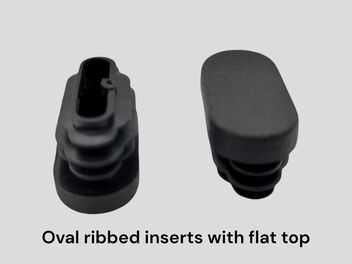 Oval tubes with flat top