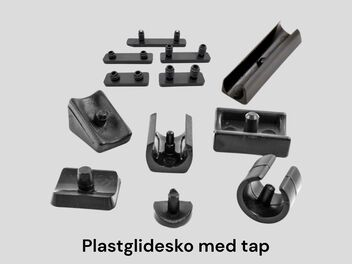 Plastglidesko med tap