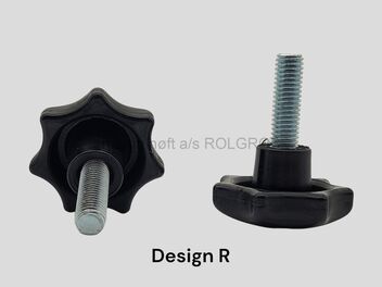 Star knob, part no., R