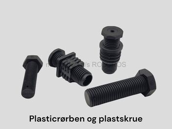 Rørben med plastskrue