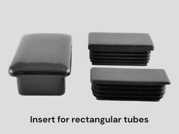 Insert for rectangular tubes