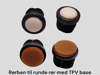 Rørben til runde rør med TPV base
