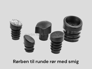 Rørben til runde rør med smig