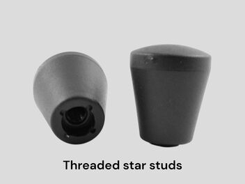 Threaded star studs