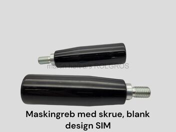 Maskingreb med skrue, blank, dessin SIM