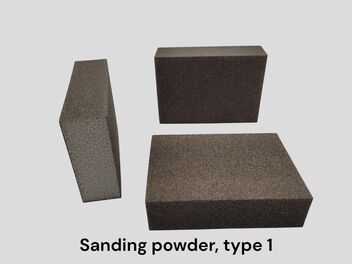 Sanding powder, type 1