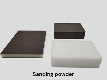 Sanding powder