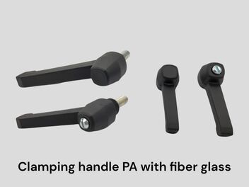 Clamping handle PA with fiber glass