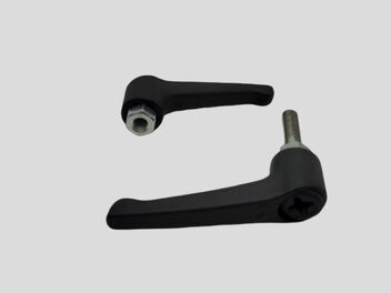 Clamping handle, zinc