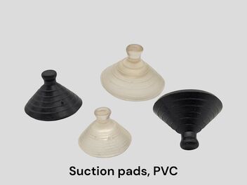 Suction pads, PVC